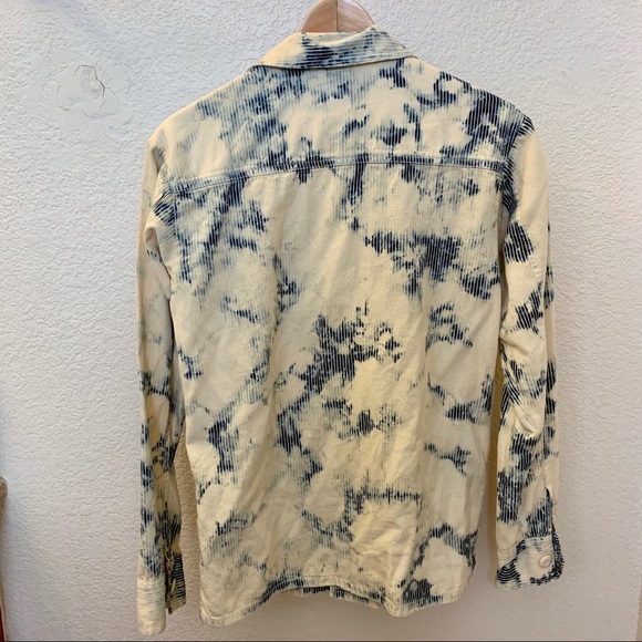 BDG button down shirt flannel tie dye stripe - Picture 3 of 4